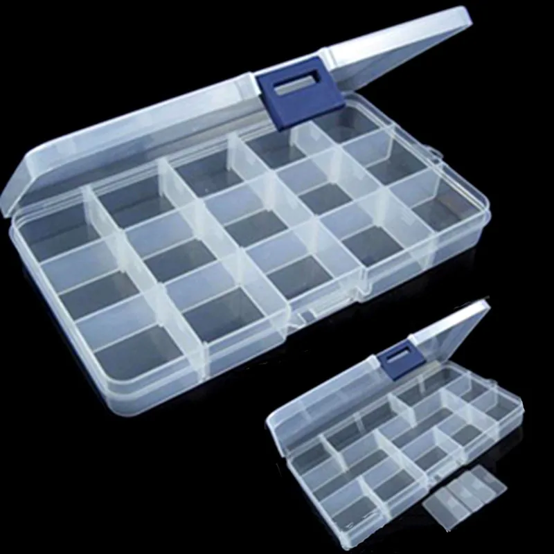 Фото 15 решеток DIY Съемный пластиковый ящик для хранения прозрачный драгоценный