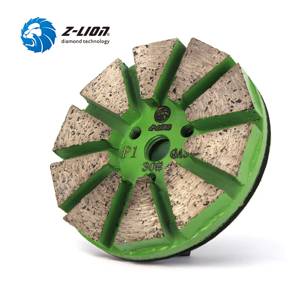 Z-Lion 3" Grit 30# Metal Polishing Pad Grinding Pads 80mm Concrete Floor Grinding Pad Thickness 8mm Segment Floor Sanding Disc
Z-Lion 3" Grit 30# Metal Polishing Pad Grinding Pads 80mm Concrete Floor Grinding Pad Thickness 8mm Segment Floor Sanding Disc