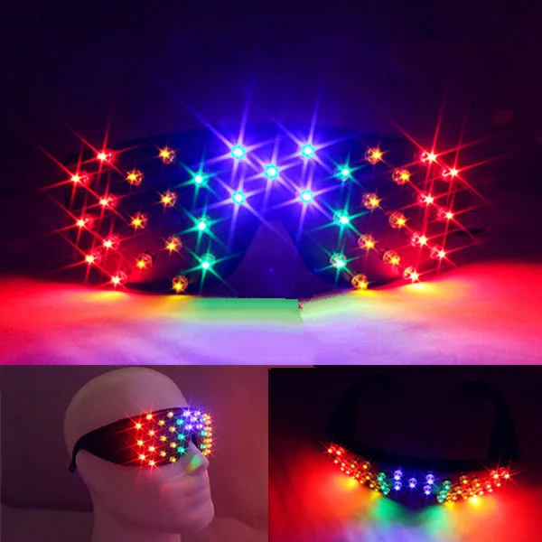 LED sunglasses Bar party LED light-emitting props dance glasses An evening performance stage accessories
LED sunglasses Bar party LED light-emitting props dance glasses An evening performance stage accessories