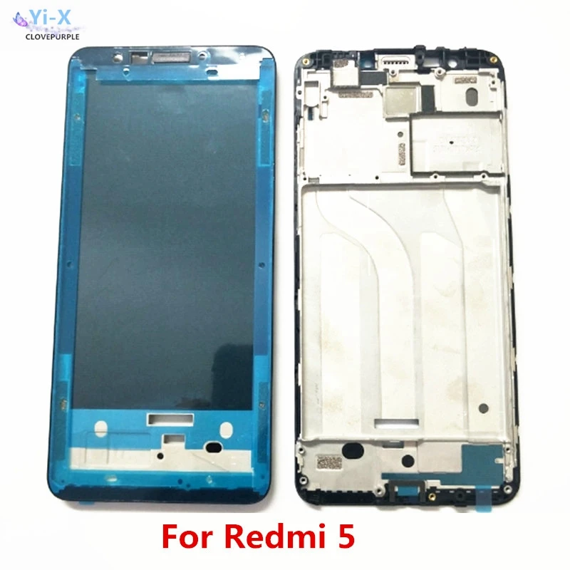 Новая средняя рамка для Xiaomi Redmi 5 поддерживающая ЖК-дисплея передняя Корпус