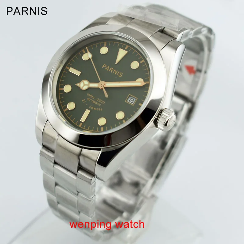 40mm Parnis Sapphire Green black gray series Dial Automatic Movement Men's Watches
40mm Parnis Sapphire Green black gray series Dial Automatic Movement Men's Watches
