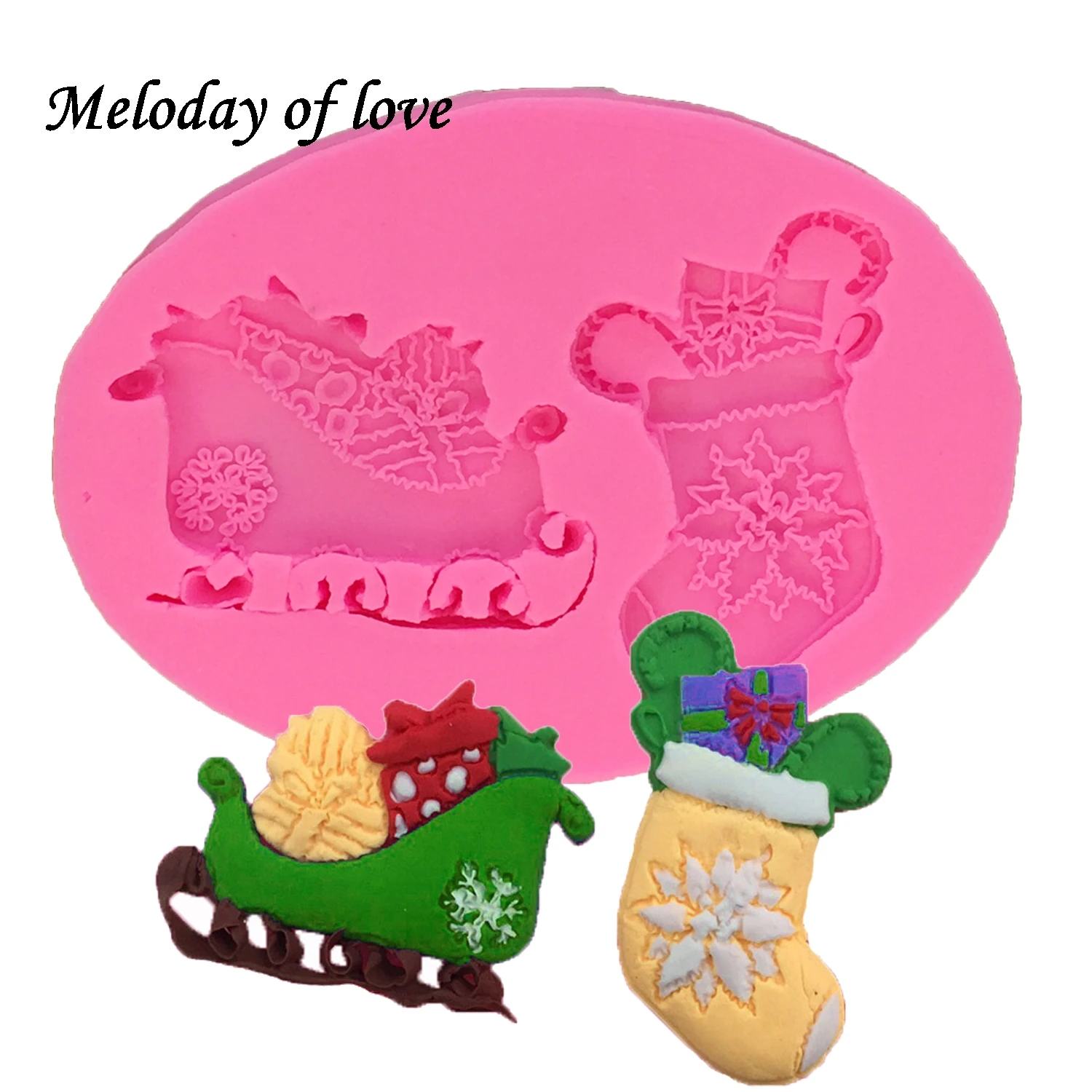 1Pcs DIY Christmas sleigh socks cooking decoration tools fondant candy craft DIY silicone mold chocolate candy cake T1272
1Pcs DIY Christmas sleigh socks cooking decoration tools fondant candy craft DIY silicone mold chocolate candy cake T1272