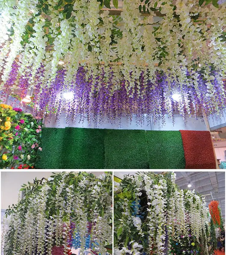 White Artificial Silk Wisteria Garlands Simulation Fake Flower Plant Vine Home Garden Decor Wedding Party Decoration Rattan Free
White Artificial Silk Wisteria Garlands Simulation Fake Flower Plant Vine Home Garden Decor Wedding Party Decoration Rattan Free