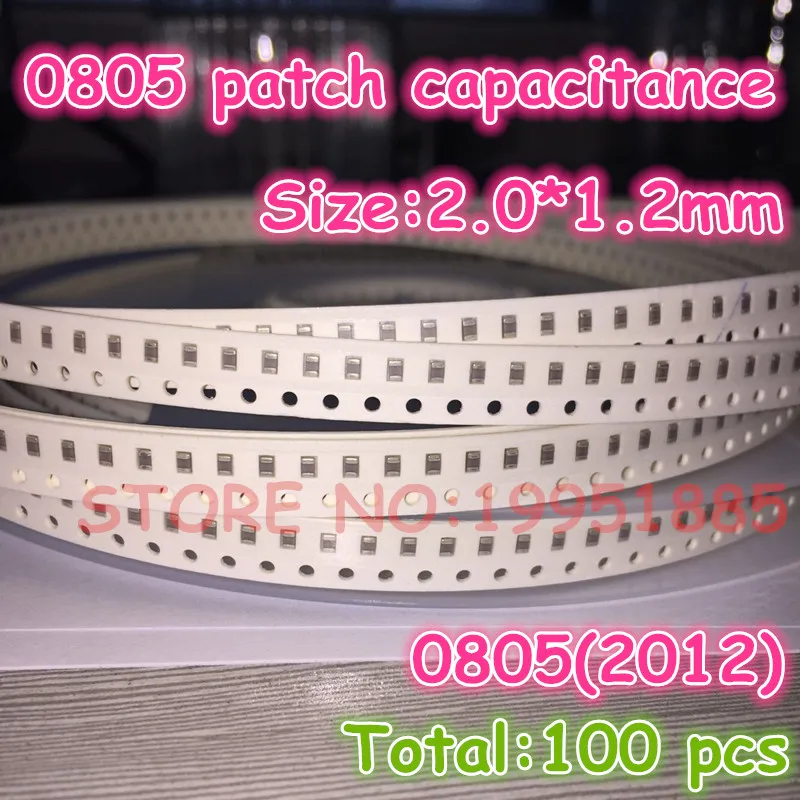 100 шт./лот 56nF X7R погрешность + 10% 50V 0805(2012) 563K SMD толстая пленка|error|filmfilm 8" |