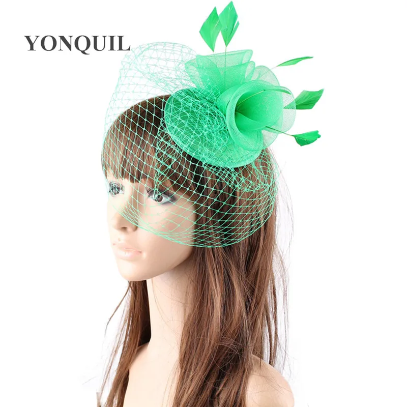 3 Roses with Feather Flower Fascinators with Veils for Wedding Headwear Bridal Veils Party Hats Cocktail Hats 16 Colors OF1537
3 Roses with Feather Flower Fascinators with Veils for Wedding Headwear Bridal Veils Party Hats Cocktail Hats 16 Colors OF1537