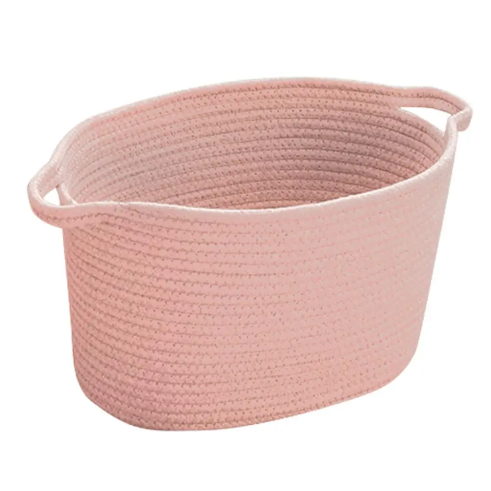 Storage Basket With Handle Nordic Style Eco-Friendly Material Cotton Thread Laundry Basket Toy Clothes Sundries Storage Baskets
Storage Basket With Handle Nordic Style Eco-Friendly Material Cotton Thread Laundry Basket Toy Clothes Sundries Storage Baskets