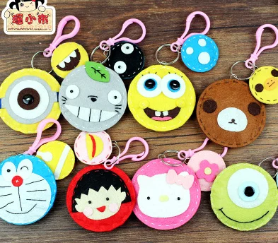 Cartoon animal bag Pendant Fabric Felt kit Non-woven cloth Craft DIY Sewing set Felt Handwork Material DIY needlework supplies
Cartoon animal bag Pendant Fabric Felt kit Non-woven cloth Craft DIY Sewing set Felt Handwork Material DIY needlework supplies