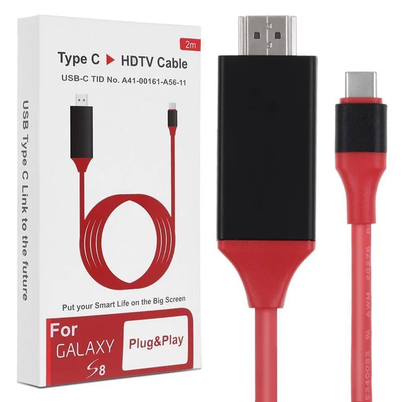 USB 3.1 Type C USB-C to HDMI-compatible HDTV Video Adapter Converter Ultra HD 1080P 4k Charging Cable For Samsung Macbook Xiaomi
USB 3.1 Type C USB-C to HDMI-compatible HDTV Video Adapter Converter Ultra HD 1080P 4k Charging Cable For Samsung Macbook Xiaomi