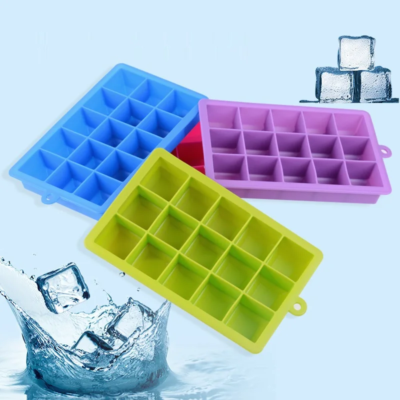 DIY Creative Big Ice Cube Mold Square Shape Silicone Ice Tray Fruit Ice Cube Maker Bar Kitchen Accessories S2017455
DIY Creative Big Ice Cube Mold Square Shape Silicone Ice Tray Fruit Ice Cube Maker Bar Kitchen Accessories S2017455