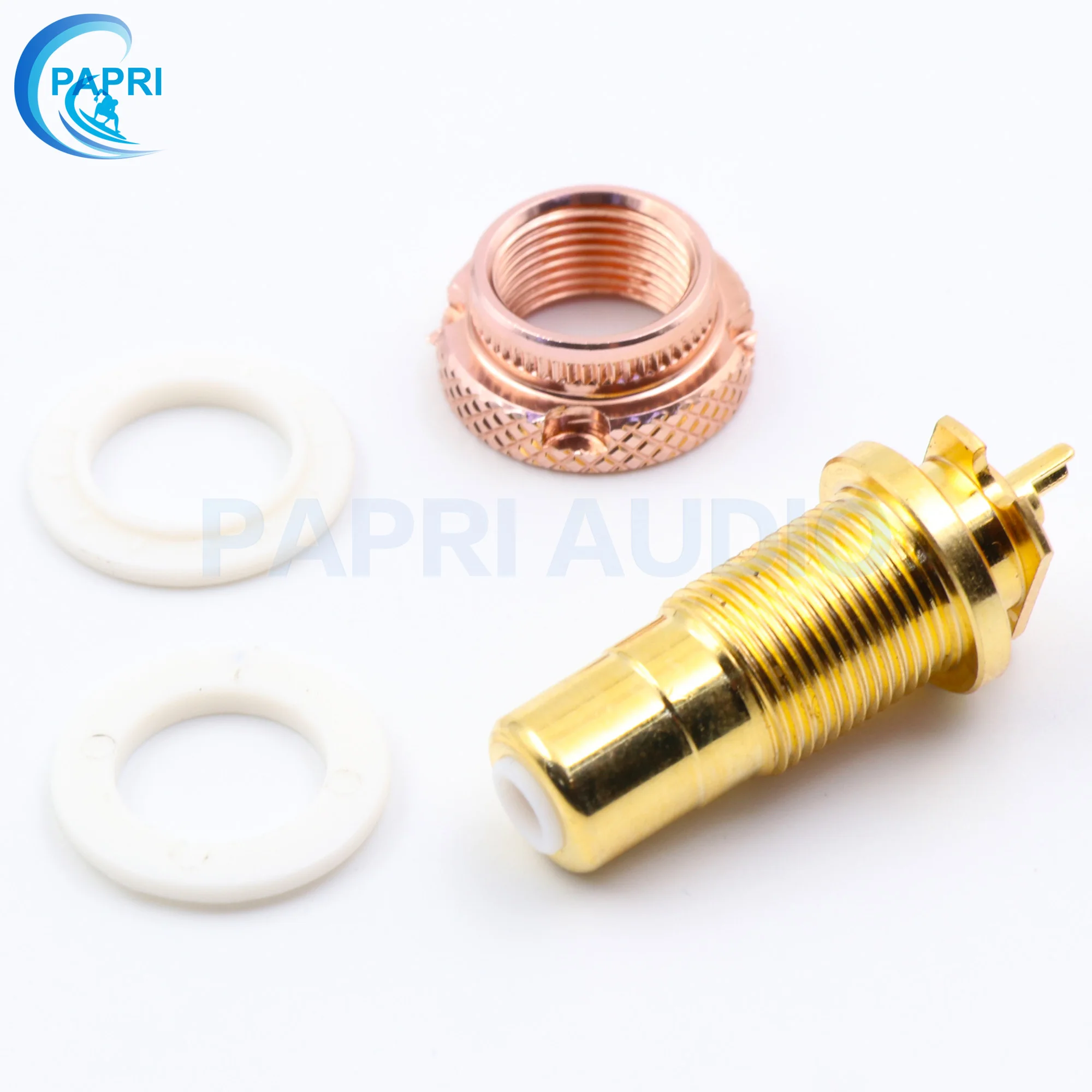 EIZZ Female RCA Connector Gold Plated RCA Signal Socket Lotus Seat Amplifier Tube Phosphor Bronze Brass
EIZZ Female RCA Connector Gold Plated RCA Signal Socket Lotus Seat Amplifier Tube Phosphor Bronze Brass