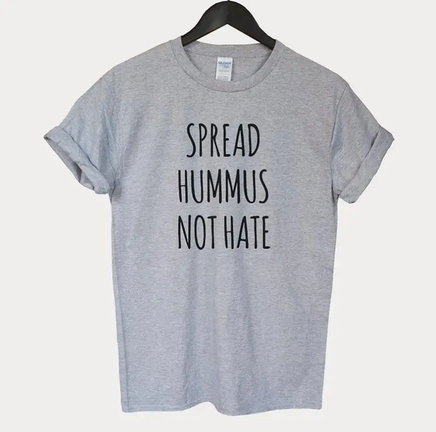 Женская футболка hummus not hate, Повседневная хлопковая хипстерская забавная футболка для девушек Yong, топ, футболка, Прямая поставка, ZY-136
Женская футболка hummus not hate, Повседневная хлопковая хипстерская забавная футболка для девушек Yong, топ, футболка, Прямая поставка, ZY-136
