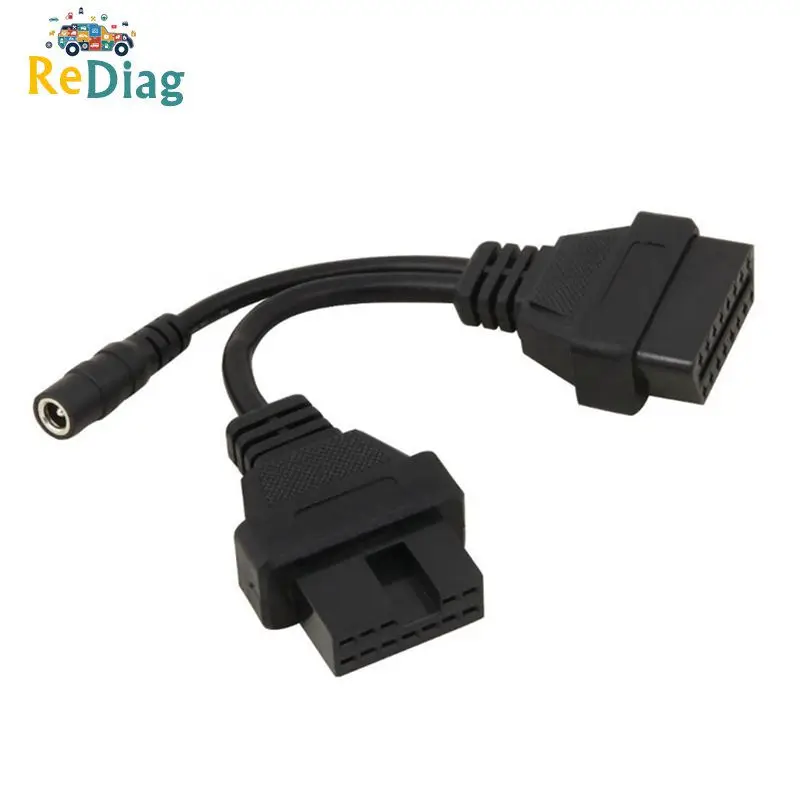 

OBD Diagnostic Cable For Mitsubishi 12Pin to 16Pin Connector Adapter OBD1 to OBD2 Connect Cable Free Shipping