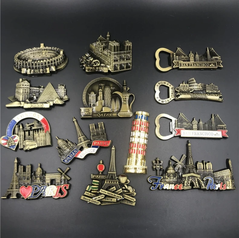 (5 pieces / lot)United Kingdom Italy Rome France Notre Dame United States Qatar Pisa Leaning Tower Metal Fridge Magnet
(5 pieces / lot)United Kingdom Italy Rome France Notre Dame United States Qatar Pisa Leaning Tower Metal Fridge Magnet