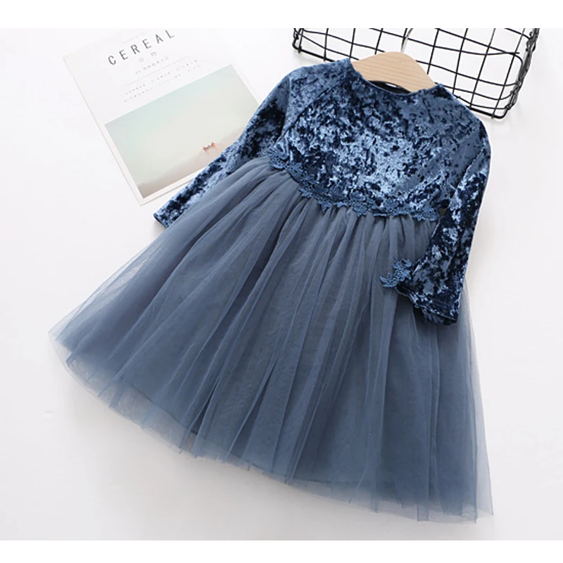 Children's Dress New Spring Long-sleeve Gold Velvet Mesh Stitching Princess Dress Fashion Birthday Party Girl Dress
Children's Dress New Spring Long-sleeve Gold Velvet Mesh Stitching Princess Dress Fashion Birthday Party Girl Dress