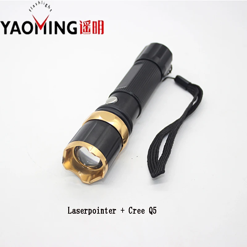 Многофункциональный светодиодный фонарик Cree XM L Q5 Zoom Lamp Torch полицейский фонарь