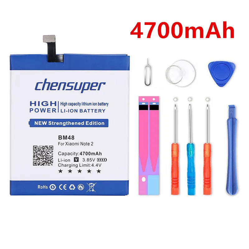 100% оригинал chensuper высокое качество батарея 4700mAh BM48 для Xiaomi Note 2 батарея Подарочный набор инструментов
100% оригинал chensuper высокое качество батарея 4700mAh BM48 для Xiaomi Note 2 батарея Подарочный набор инструментов