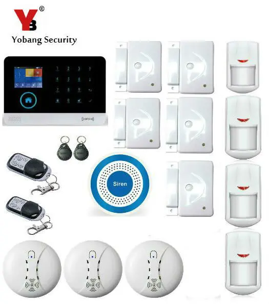 Система сигнализации Yobang, охранная сигнализация с поддержкой Wi-Fi, Gsm, GPRS, Wi-Fi
Система сигнализации Yobang, охранная сигнализация с поддержкой Wi-Fi, Gsm, GPRS, Wi-Fi