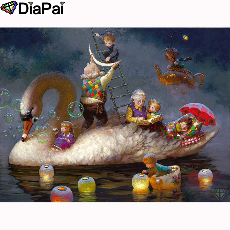 DIAPAI Diamond Painting 5D DIY 100% Full Square/Round Drill "Swan character lamp"Diamond Embroidery Cross Stitch 3D Decor A23676
DIAPAI Diamond Painting 5D DIY 100% Full Square/Round Drill "Swan character lamp"Diamond Embroidery Cross Stitch 3D Decor A23676