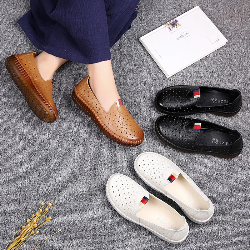Rushiman White cave shoe woman 2019 new anti-skid thick bottom middle-aged mother sandals flat bottom comfortable leather 35-41
Rushiman White cave shoe woman 2019 new anti-skid thick bottom middle-aged mother sandals flat bottom comfortable leather 35-41