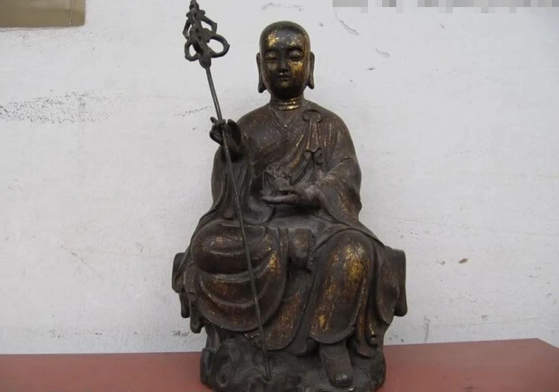 fast shipping USPS to USA S0171 Tibet Buddhism Folk Old Copper Bronze aFINEat Ksitigarbha Jizo King Buddha Statue
fast shipping USPS to USA S0171 Tibet Buddhism Folk Old Copper Bronze aFINEat Ksitigarbha Jizo King Buddha Statue