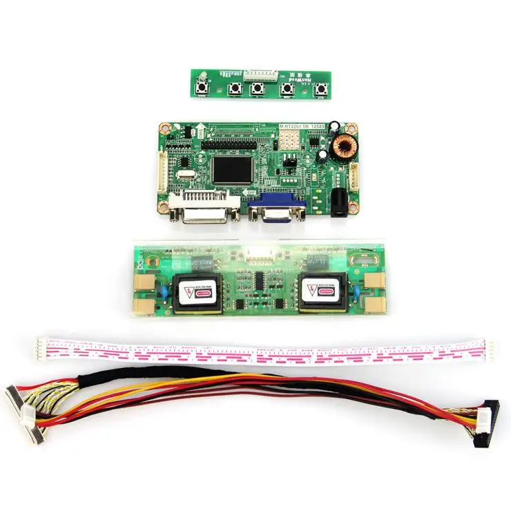 Плата драйвера ЖК контроллера (VGA DVI) для LM170E03 M170EN01 M190EN01 LM190E08 M170E5 L09 1280*1024|board board|board