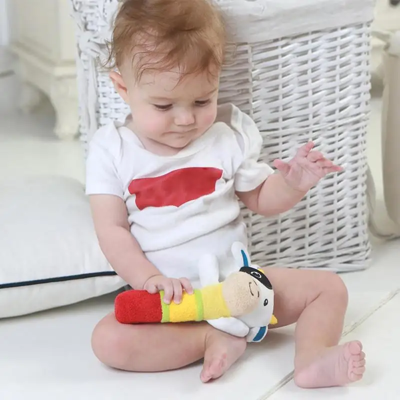 Durable Washable BB Stick Rattle Baby Teether Soft Lovely Vocalization Owl Cow Rabbit Cat Dog Toddler Plush Toys 20x10cm
Durable Washable BB Stick Rattle Baby Teether Soft Lovely Vocalization Owl Cow Rabbit Cat Dog Toddler Plush Toys 20x10cm