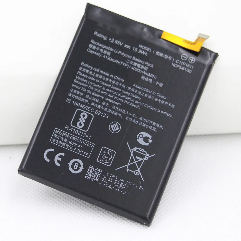 10 шт./лот C11P1611 4030 мАч аккумулятор для телефона ASUS Zenfone 3 Max Zenfone3 Max Z3 Max ZC520TL X008DB Batterij батареи
10 шт./лот C11P1611 4030 мАч аккумулятор для телефона ASUS Zenfone 3 Max Zenfone3 Max Z3 Max ZC520TL X008DB Batterij батареи