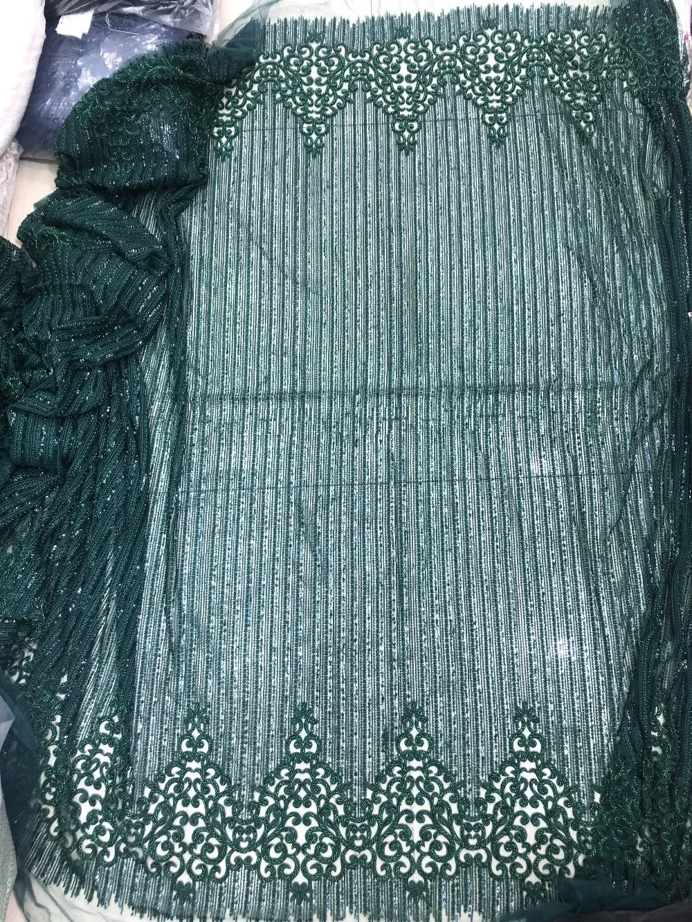 good looking African tulle embroidery lace fabric with beads ZH-33129 for wedding dress
good looking African tulle embroidery lace fabric with beads ZH-33129 for wedding dress