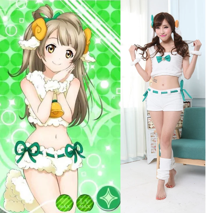 Lovelive! Love live cosplay animal lamb pajams set Minami Kotori women costumes halloween sexy female anime cos
Lovelive! Love live cosplay animal lamb pajams set Minami Kotori women costumes halloween sexy female anime cos