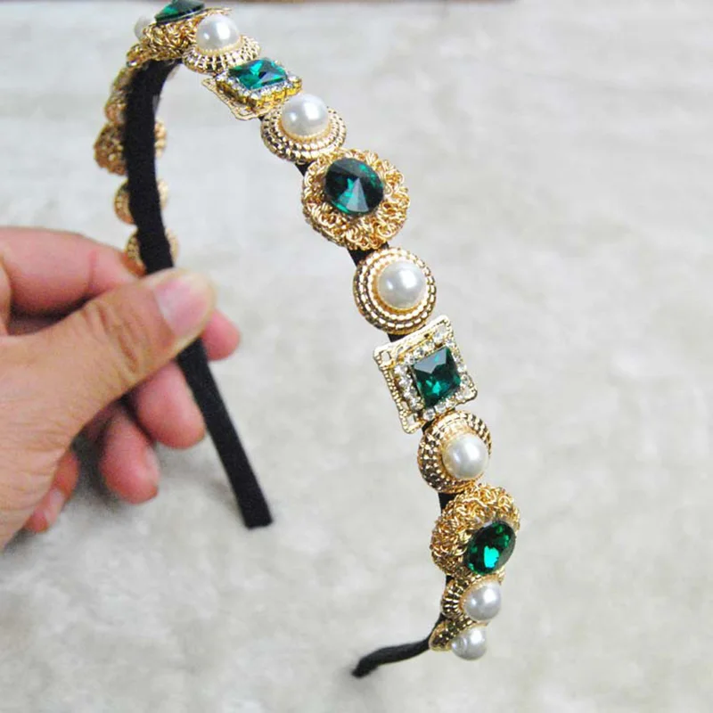 Baroque Headband 2019 Pearl Hairband Head Accessories Women Hair Jewelry Gold Crown Crystal Tiara Vintage Hairwear Korean Diadem
Baroque Headband 2019 Pearl Hairband Head Accessories Women Hair Jewelry Gold Crown Crystal Tiara Vintage Hairwear Korean Diadem