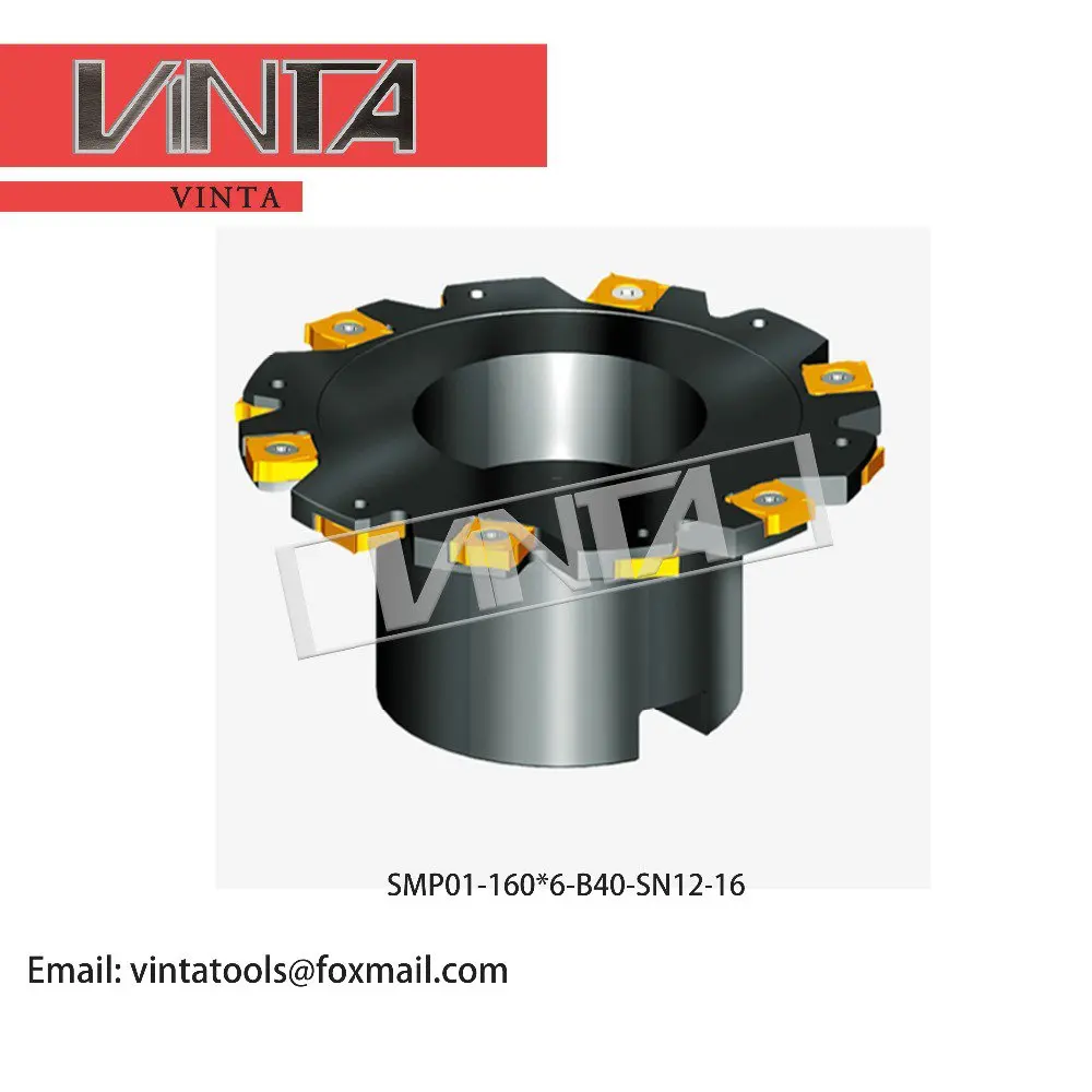 Cnc milling tool SMP01-160*6-B40-SN12-16 indexable face and side milling tools for insert YBG302 XSEQ1202
Cnc milling tool SMP01-160*6-B40-SN12-16 indexable face and side milling tools for insert YBG302 XSEQ1202
