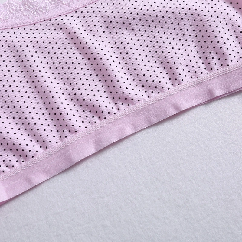 Young Girls Lace Dot Soft Cotton Bra Puberty Teenage Sport Underwear Kids Cloth-M20
Young Girls Lace Dot Soft Cotton Bra Puberty Teenage Sport Underwear Kids Cloth-M20