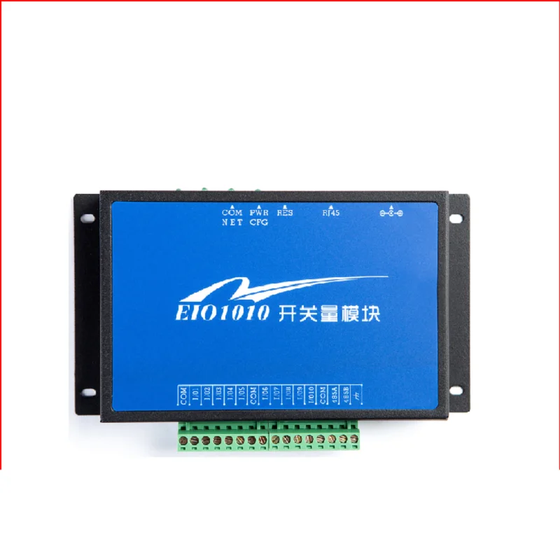 Switch quantity acquisition module Network type 10 way io module Switch to Ethernet TCP 485 to network port
Switch quantity acquisition module Network type 10 way io module Switch to Ethernet TCP 485 to network port