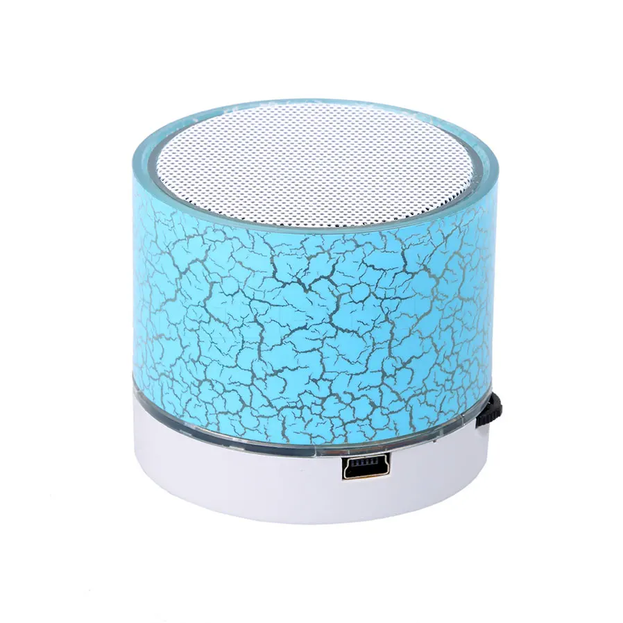 Bluetooth динамик мини беспроводной громкоговоритель Crack LED TF USB Сабвуфер bluetooth