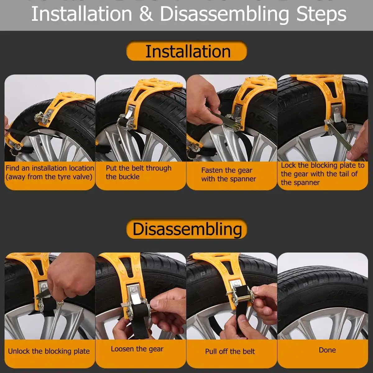 Thicken Car winter road tires snow chains Double buckle anti-slip safety anti-skid anti-skid chain suv wheel chain Winter
Thicken Car winter road tires snow chains Double buckle anti-slip safety anti-skid anti-skid chain suv wheel chain Winter