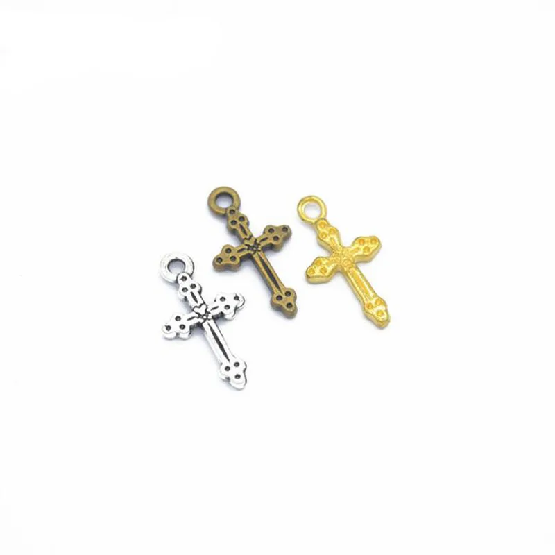 50PCS 21x12mm Antique Silver/Antique Bronze Crosses Charm Pendants For Jewelry Making
50PCS 21x12mm Antique Silver/Antique Bronze Crosses Charm Pendants For Jewelry Making