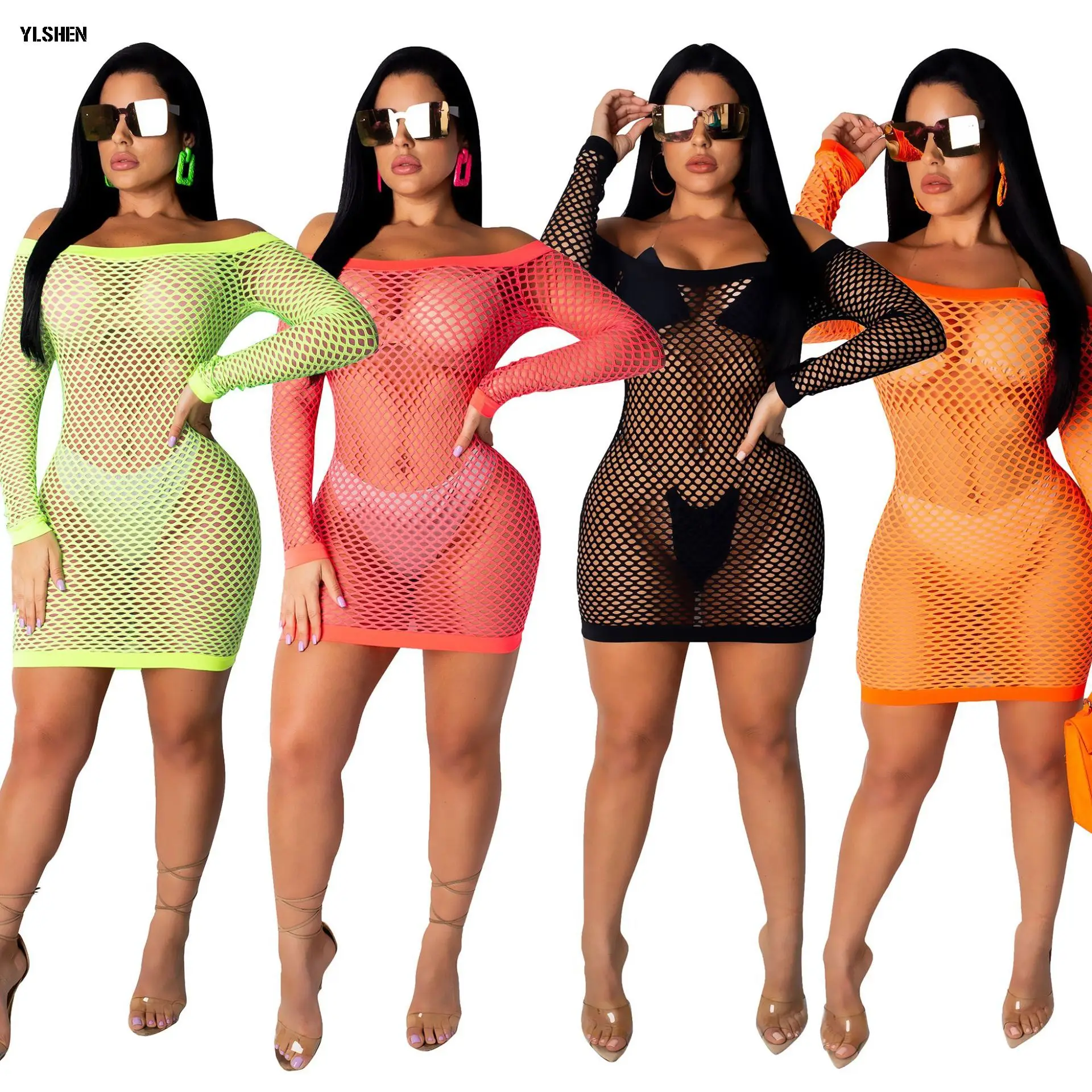 Sexy Women Summer Beach Mesh Dress Hollow Out Perspective Bodycon Boho Dresses Plus Size Bohemian Dress Club Clothes Robe Femme
Sexy Women Summer Beach Mesh Dress Hollow Out Perspective Bodycon Boho Dresses Plus Size Bohemian Dress Club Clothes Robe Femme