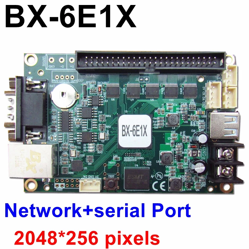 BX-6E1X сеть + seria LED карта управления 2048*256 пикселей ethernet светодиодный движущийся знак контроллера P5, P10 полный цвет, F3.75, f5.0 модуль
BX-6E1X сеть + seria LED карта управления 2048*256 пикселей ethernet светодиодный движущийся знак контроллера P5, P10 полный цвет, F3.75, f5.0 модуль