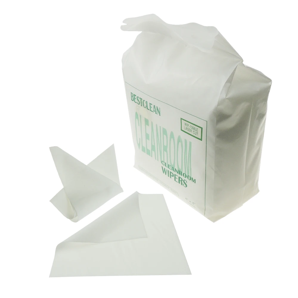 9*9inch 100% Polyester ESD Cleanroom Wipers 150pcs/bag Dust free cloth for Class 1-10000 cleanroom wipe screen and Clean glass
9*9inch 100% Polyester ESD Cleanroom Wipers 150pcs/bag Dust free cloth for Class 1-10000 cleanroom wipe screen and Clean glass
