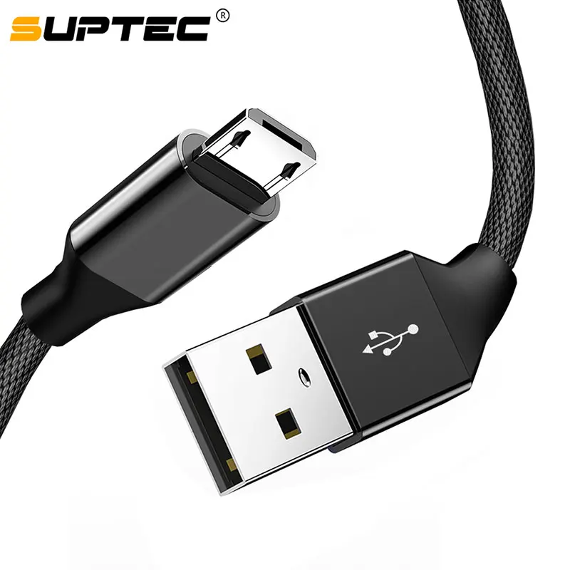 Кабель Micro USB SUPTEC 2 4 А м кабель для быстрой зарядки и синхронизации данных Android Samsung