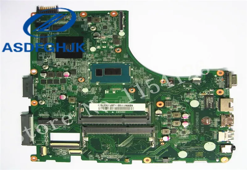 laptop motherboard for acer for aspire E5-471G V3-472P DA0ZQ0MB6E0 REV:E N9MN3WW002 DDR3L Non-Integrated 820M i5-5200 100% test
laptop motherboard for acer for aspire E5-471G V3-472P DA0ZQ0MB6E0 REV:E N9MN3WW002 DDR3L Non-Integrated 820M i5-5200 100% test