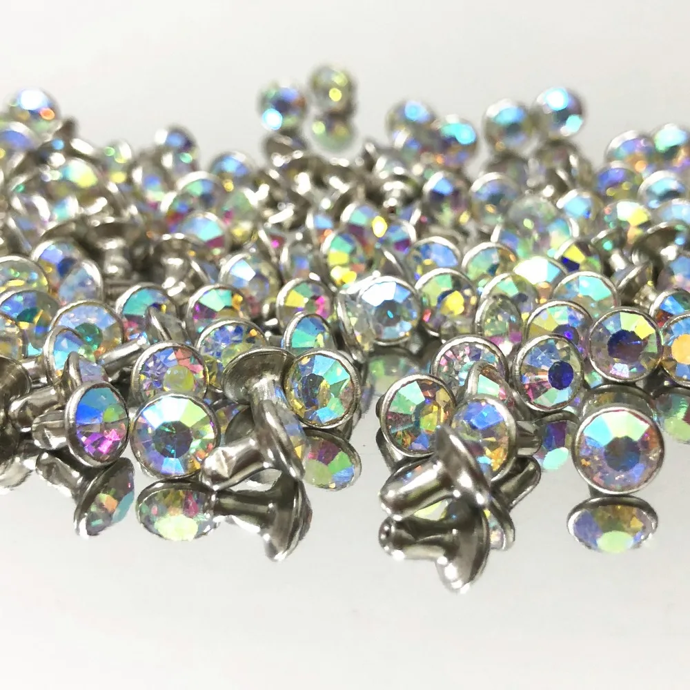 50Sets 4MM CZ++ White Clear AB Crystals Rhinestone Rivets AB Plated Rivets Assorted Cabochon Rivets Fit DIY Making Shipping Free
50Sets 4MM CZ++ White Clear AB Crystals Rhinestone Rivets AB Plated Rivets Assorted Cabochon Rivets Fit DIY Making Shipping Free