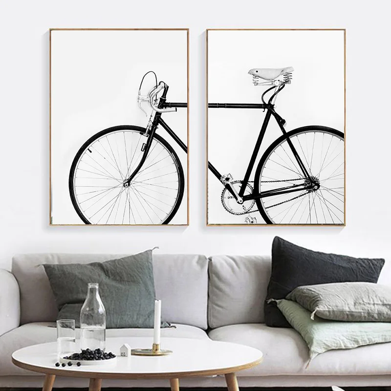 Modern Simple Bicycle Wall Art Black White Bike Canvas Painting Posters and Prints Hang Painting Bedroom Living Room Decoration
Modern Simple Bicycle Wall Art Black White Bike Canvas Painting Posters and Prints Hang Painting Bedroom Living Room Decoration