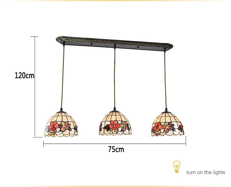 Mediterranean Tiffany Retro Pastoral LED Shell Pendant Light 3 Linear Head Luminaria Teto Hanging Lamps For Home Decoration
Mediterranean Tiffany Retro Pastoral LED Shell Pendant Light 3 Linear Head Luminaria Teto Hanging Lamps For Home Decoration