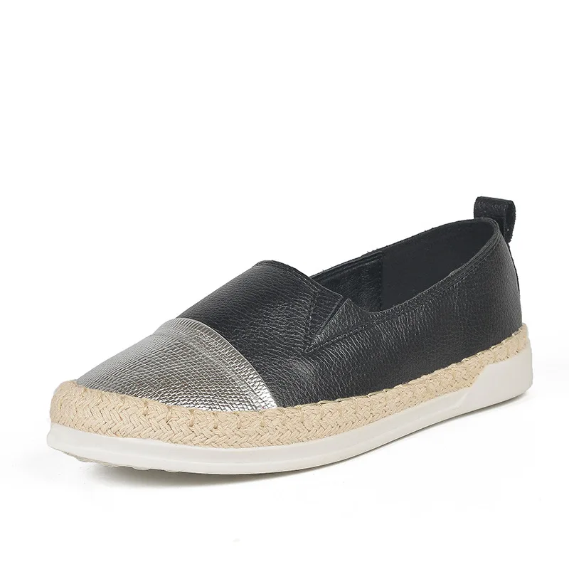 2019 New Fashion Espadrilles Shoes Woman Genuine Leather Patchwork Creepers Flats Ladies Loafers White Women Casual Moccasins
2019 New Fashion Espadrilles Shoes Woman Genuine Leather Patchwork Creepers Flats Ladies Loafers White Women Casual Moccasins