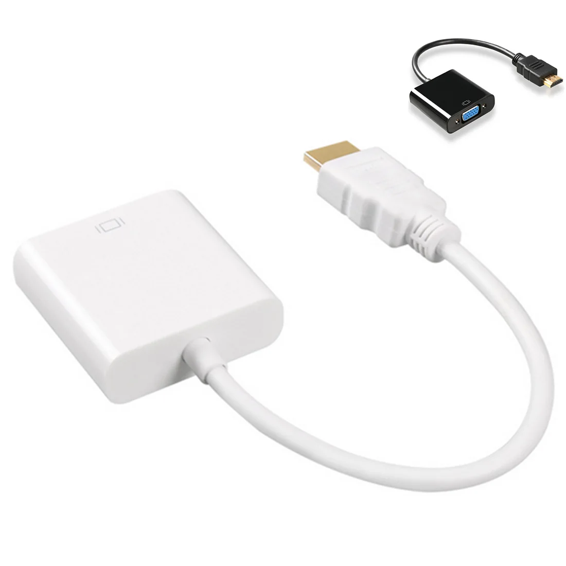 1080P HDMI совместимый адаптер VGA активный переходник штырь гнездо для ПК ноутбука