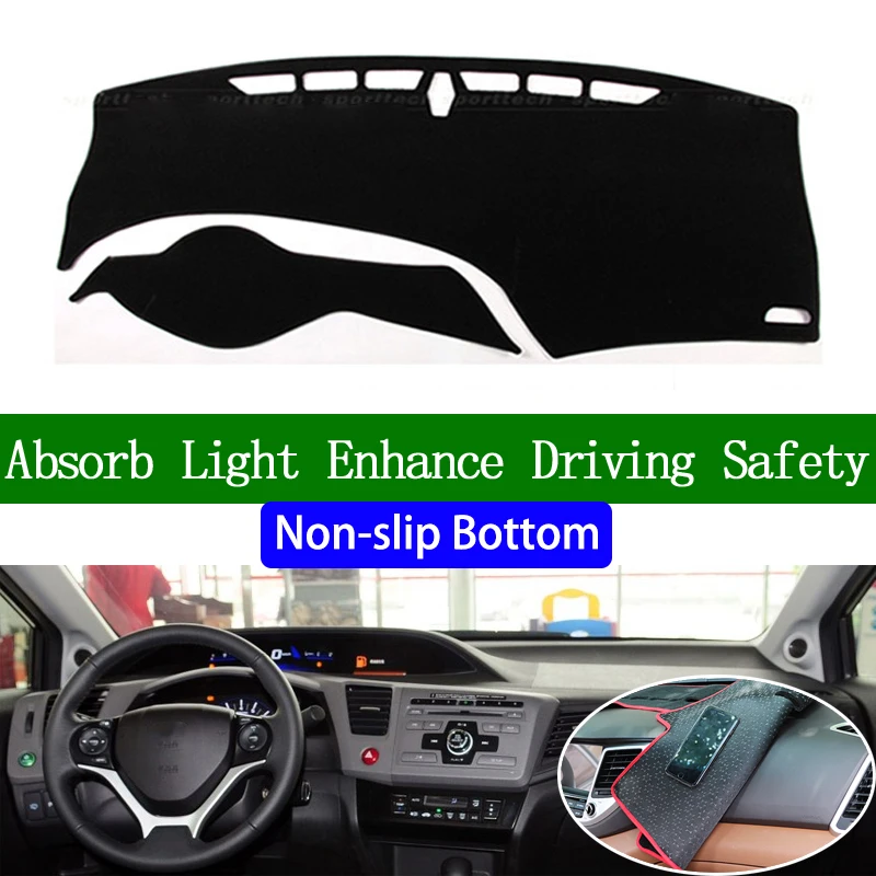 For Honda civic 2012 2013 2014 2015 Non-slip Bottom Dashboard Cover Car Decals Car Stickers Interior Car Accessories
For Honda civic 2012 2013 2014 2015 Non-slip Bottom Dashboard Cover Car Decals Car Stickers Interior Car Accessories