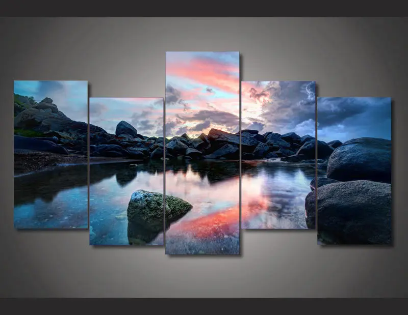 No frame Seaview Wonders Modular Pictures 5 Pcs Home Decor Canvas Painting Top-rated Wall Pictures For Living Room Oil Painting
No frame Seaview Wonders Modular Pictures 5 Pcs Home Decor Canvas Painting Top-rated Wall Pictures For Living Room Oil Painting