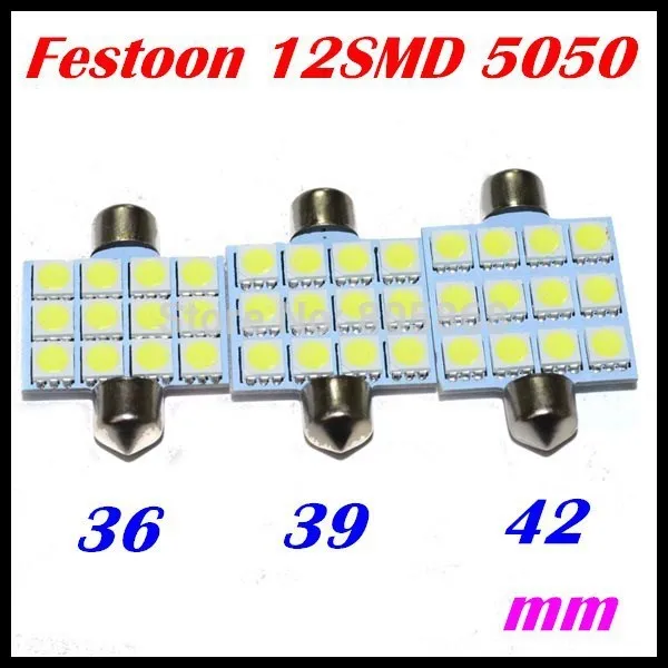 Free Shipping 500pcs/lot Car led festoon 36mm 39mm 42mm C5w led 12smd 5050 Led Festoon led Interior Lighting Reading Lamp
Free Shipping 500pcs/lot Car led festoon 36mm 39mm 42mm C5w led 12smd 5050 Led Festoon led Interior Lighting Reading Lamp