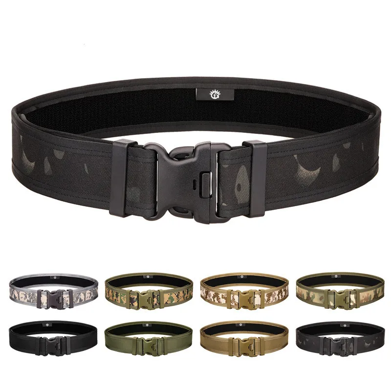 5cm Multifunction Double Buckle Nylon Belt Army Fan Outdoor Hunting Climbing Training Camo Military Tactical Accessory Waistband
5cm Multifunction Double Buckle Nylon Belt Army Fan Outdoor Hunting Climbing Training Camo Military Tactical Accessory Waistband